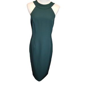 NWT Bardot Elsy Backless Midi Dark Green Women's Size Medium Dark Green Dress